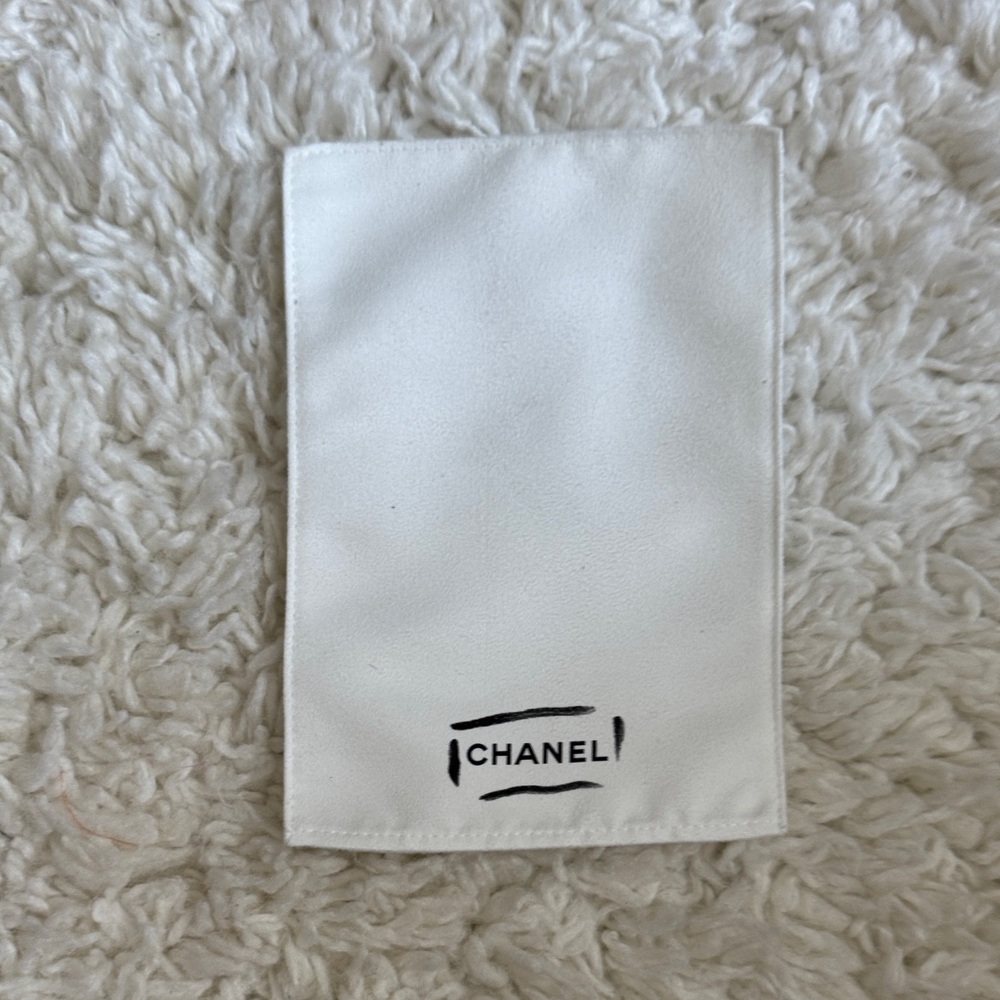 CHANEL White Accessory Pouch